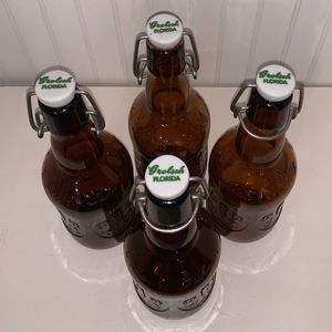 Grolsch Florida Swing-top Bottles - Set Of 4